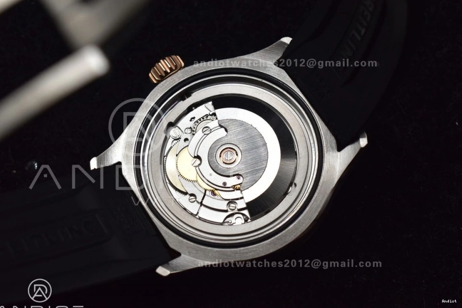 RG SuperOcean Best Strap 42 A2824 Automatic Black Rubber Edition Dial SS on Black BLSF 1:1 0211